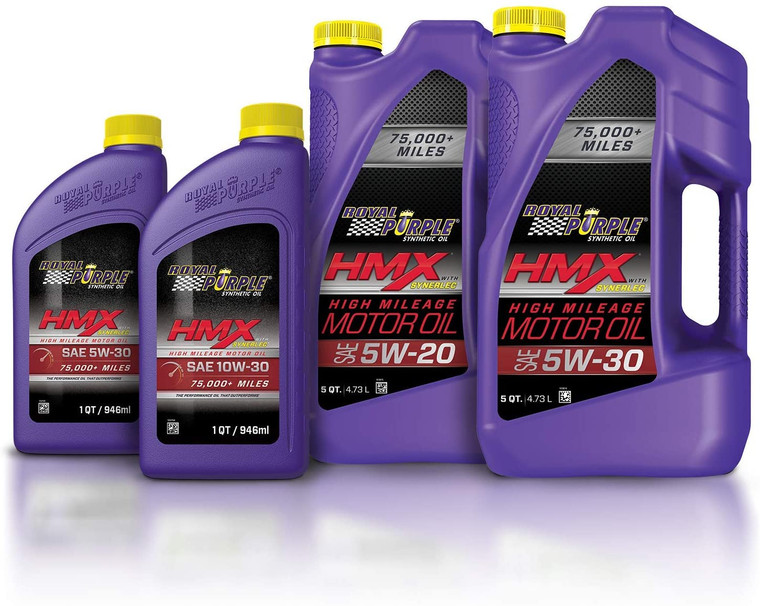 Royal Purple 11744 HMX SAE 5W-30 High-Mileage Synthetic Motor Oil, 1 Quart 1 Quart, (Single Unit)