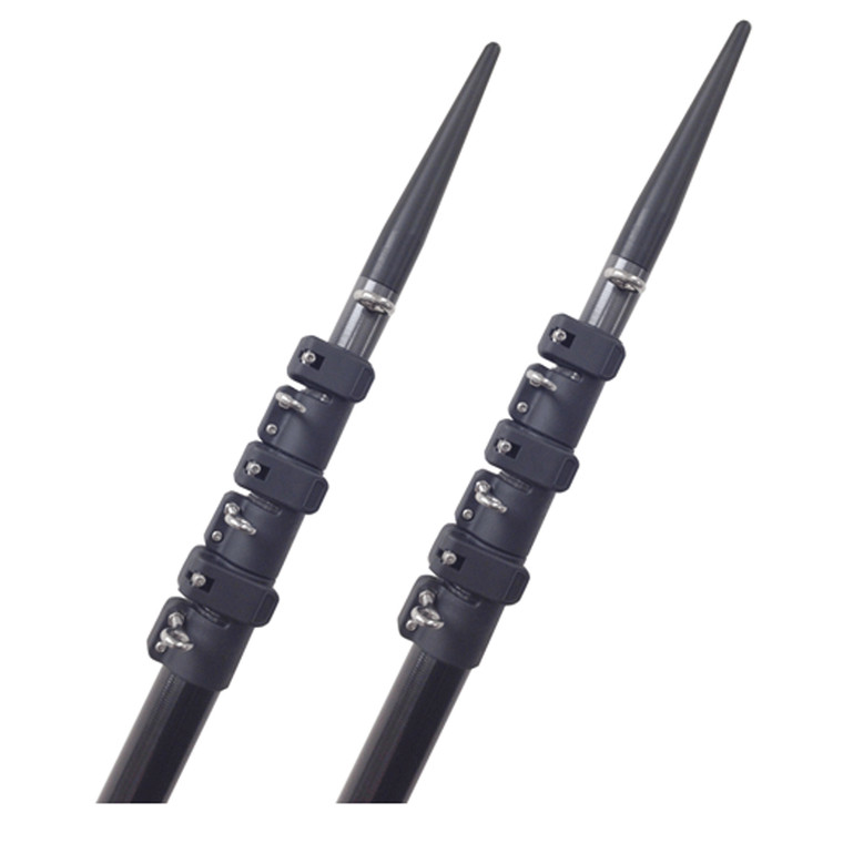 Lee's 20' Telescoping Carbon Fiber Poles Sleeved f/Rupp