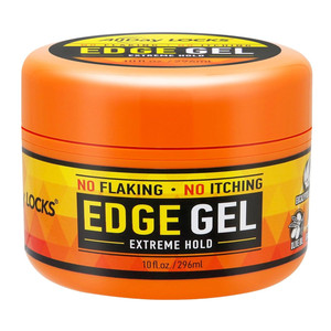 Allday Locks Edge Gel Strong Hold Sleek Finish No Flake Styling 10 oz
