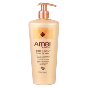Ambi Soft and Even Creamy Moisturizer Hydrating Smooth Skin Glow Enhancer 12 oz