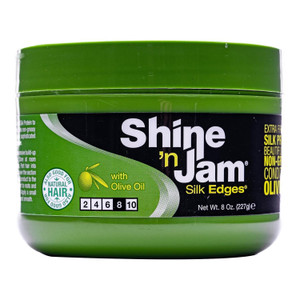 Ampro Shine 'n Jam Olive Edge Control Gel 8 oz Ampro Shine 'n Jam Olive Edge Control Gel 8 oz