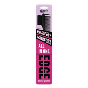 Annie #2608 All-In-One Edge Brush and Comb Tool, 1 Ea Annie #2608 All-In-One Edge Brush and Comb Tool, 1 Ea