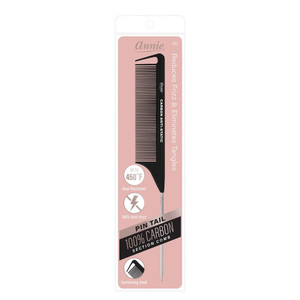 Annie #98 Carbon Pintail Comb Black, 1 Ea