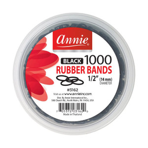 Annie #3162 Rubber Bands Black 1000-Count Annie #3162 Rubber Bands Black 1000-Count