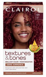 Clairol Text & Tone Kit #6R Ruby Red Clairol Text & Tone Kit #6R Ruby Red