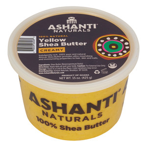 Ashanti Naturals 100% Creamy Yellow Shea Butter for Men, 15 oz Ashanti Naturals 100% Creamy Yellow Shea Butter for Men, 15 oz