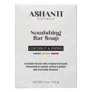 Ashanti Naturals Coconut Papaya Bar Soap for Men, 5 oz Ashanti Naturals Coconut Papaya Bar Soap for Men, 5 oz