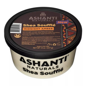 Ashanti Naturals Whipped Shea Butter Midnight Amber for Men, 8 oz