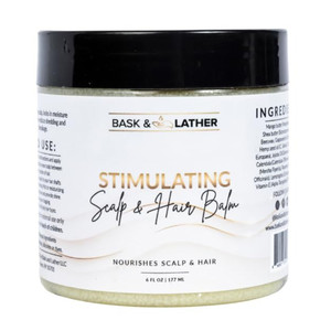 Bask and Lather Scalp and Hair Balm for Men, 6 oz Bask and Lather Scalp and Hair Balm for Men, 6 oz