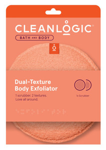 Clean Logic Bath & Body Dual Texture Body Exfoliator Clean Logic Bath & Body Dual Texture Body Exfoliator