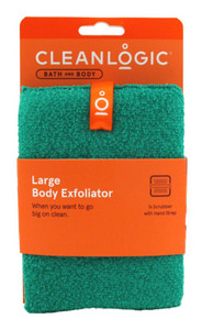 Clean Logic Bath & Body Large Body Exfoliator W/Strap Clean Logic Bath & Body Large Body Exfoliator W/Strap
