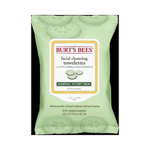 Burt's Bees Facial Cleansing Towelettes, Cucumber & Mint, 30ct Burt's Bees Facial Cleansing Towelettes, Cucumber & Mint, 30ct