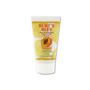 Burt's Bees Peach and Willow Bark Deep Pore Exfoliating Facial Scrub, 4oz Burt's Bees Peach and Willow Bark Deep Pore Exfoliating Facial Scrub, 4oz