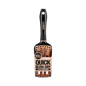 Conair Quick Blow-Dry Copper Collection Hair Brush Conair Quick Blow-Dry Copper Collection Hair Brush
