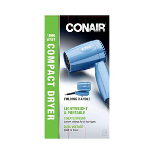 Conair Folding Handle Hair Dryer, 1600 Watt, 1.0 ea Conair Folding Handle Hair Dryer, 1600 Watt, 1.0 ea