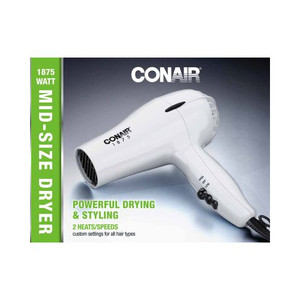 Conair 1875 Watt Mid-Size Styler Hair Dryer Conair 1875 Watt Mid-Size Styler Hair Dryer