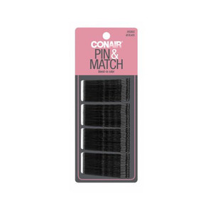 Conair Styling Essentials Bobby Pins, Black, 60ct Conair Styling Essentials Bobby Pins, Black, 60ct