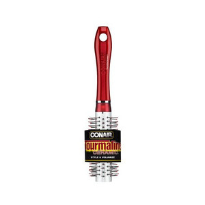 Conair Brush Tourmaline Ceramic Nylon Round, Red, Medium, 1.0 EA Conair Brush Tourmaline Ceramic Nylon Round, Red, Medium, 1.0 EA