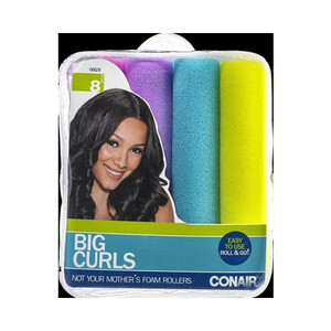 Conair Big Curls Jumbo Foam Rollers, 8.0 CT Conair Big Curls Jumbo Foam Rollers, 8.0 CT