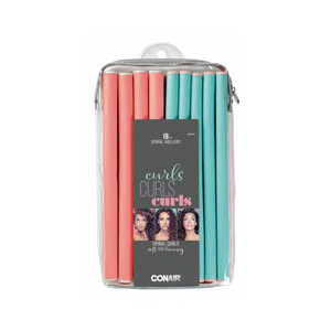 Conair Styling Essentials Spiral Rollers Set, 18 CT Conair Styling Essentials Spiral Rollers Set, 18 CT