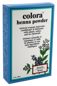 Colora Henna Powder Hair Color Brown 2Oz Colora Henna Powder Hair Color Brown 2Oz