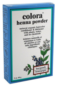 Colora Henna Powder Hair Color Burgundy 2Oz
