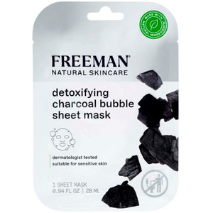 Freeman Essentials Charcoal & Green Tea Detoxifying Face Sheet Mask for Oily Skin Freeman Essentials Charcoal & Green Tea Detoxifying Face Sheet Mask for Oily Skin