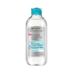 Garnier SkinActive Micellar Cleansing Water, For Waterproof Makeup, 13.5 fl. oz. Garnier SkinActive Micellar Cleansing Water, For Waterproof Makeup, 13.5 fl. oz.