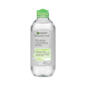 Garnier SkinActive Micellar Cleansing Water for Oily Skin, 13.5 fl. oz. Garnier SkinActive Micellar Cleansing Water for Oily Skin, 13.5 fl. oz.