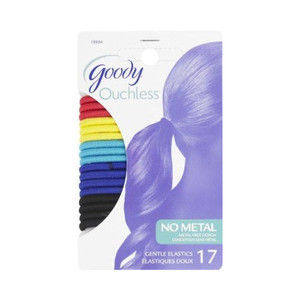 Goody Ouchless No-Metal Elastics 17 CT Goody Ouchless No-Metal Elastics 17 CT