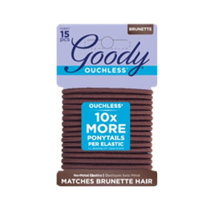Goody Ouchless Matches Brunette Hair 15 Pcs