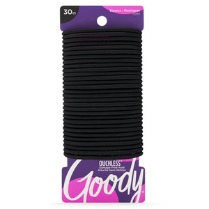 Goody Ouchless Elastic Hair Ties - Black, 30 count Goody Ouchless Elastic Hair Ties - Black, 30 count