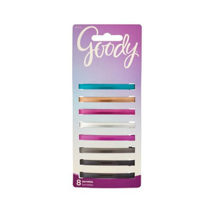 Goody Classic Metallic Gloss Stay Barrettes - 8 CT Goody Classic Metallic Gloss Stay Barrettes - 8 CT