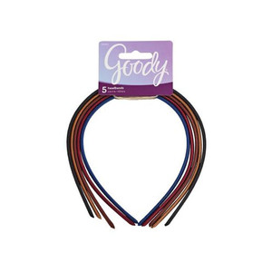 Goody Classics Shoestring Fabric Headband, 5 CT Goody Classics Shoestring Fabric Headband, 5 CT