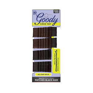 Goody Bobby Pins, Black Hair Pins, Secure Hold, 90 CT Goody Bobby Pins, Black Hair Pins, Secure Hold, 90 CT