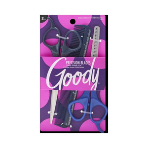 Goody 3 Piece Style Kit - Hair Cutting Shears, Thinning Shears, and Comb, 3 PC Goody 3 Piece Style Kit - Hair Cutting Shears, Thinning Shears, and Comb, 3 PC