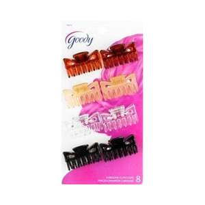 Goody 8 Claw Clips Pinces Hebillas Model #76023, 8 CT
