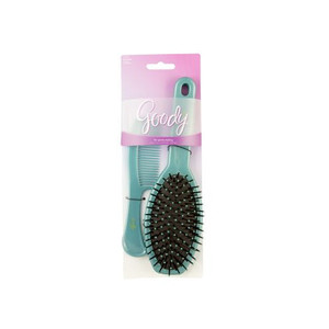Goody Classic Cushion Brush and Pocket Comb, 1.0 CT Goody Classic Cushion Brush and Pocket Comb, 1.0 CT