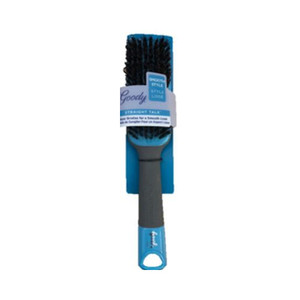 Goody Straight Talk Boar Bristle Hair Brush Gray and Blue 1 CT Goody Straight Talk Boar Bristle Hair Brush Gray and Blue 1 CT