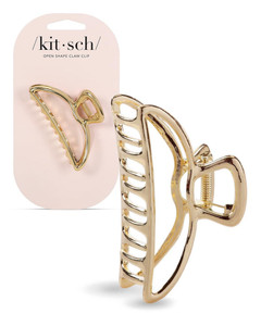 Kitsch Open Shape Claw Clip - Gold Kitsch Open Shape Claw Clip - Gold