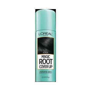 L'Oreal Paris Magic Root Cover Up Gray Concealer Spray, Black, 2 oz. L'Oreal Paris Magic Root Cover Up Gray Concealer Spray, Black, 2 oz.
