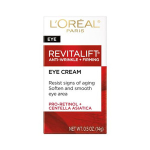 L'Oreal Paris Revitalift Anti-Wrinkle + Firming Eye Cream, Fragrance Free, , 0.5 oz.