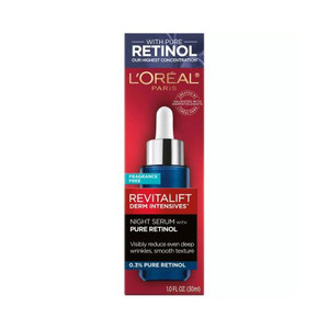 L'Oreal Paris Revitalift Derm Intensives Night Serum, 0.3 Percent Pure Retinol, 1 fl oz