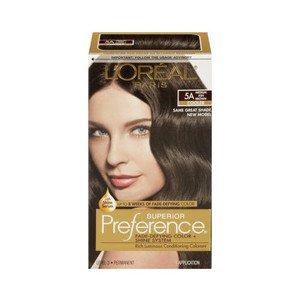L'Oreal Paris Superior Preference Fade-Defying Shine Permanent Hair Color, 5A Medium Ash Brown L'Oreal Paris Superior Preference Fade-Defying Shine Permanent Hair Color, 5A Medium Ash Brown