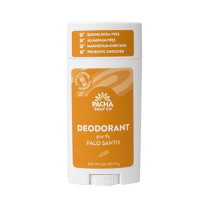 PACHA SOAP CO DEODORANT, PALO SANTO 2.65 OZ PACHA SOAP CO DEODORANT, PALO SANTO 2.65 OZ