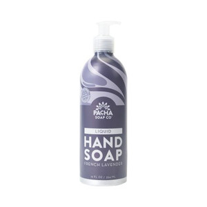 PACHA SOAP CO LIQUID HAND SOAP, FRENCH LAVENDER 12 FL OZ PACHA SOAP CO LIQUID HAND SOAP, FRENCH LAVENDER 12 FL OZ