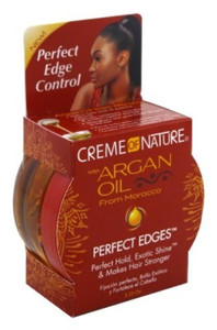 Creme Of Nature Argan Oil Perfect Edges Ctrl 2.25Oz Jar Creme Of Nature Argan Oil Perfect Edges Ctrl 2.25Oz Jar