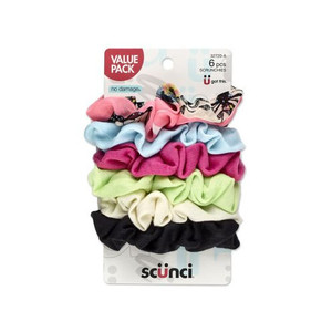 Scunci No Damage Scrunchies, 6.0 CT Scunci No Damage Scrunchies, 6.0 CT