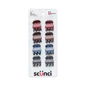 Sc??nci Effortless Beauty 3 Prong Jaw Clips 2cm, 8 CT Sc??nci Effortless Beauty 3 Prong Jaw Clips 2cm, 8 CT