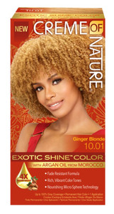 Creme Of Nature Color #10.01 Ginger Blonde Exotic Shine Creme Of Nature Color #10.01 Ginger Blonde Exotic Shine